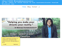 Tablet Screenshot of drmaharajasivasubramanian.com